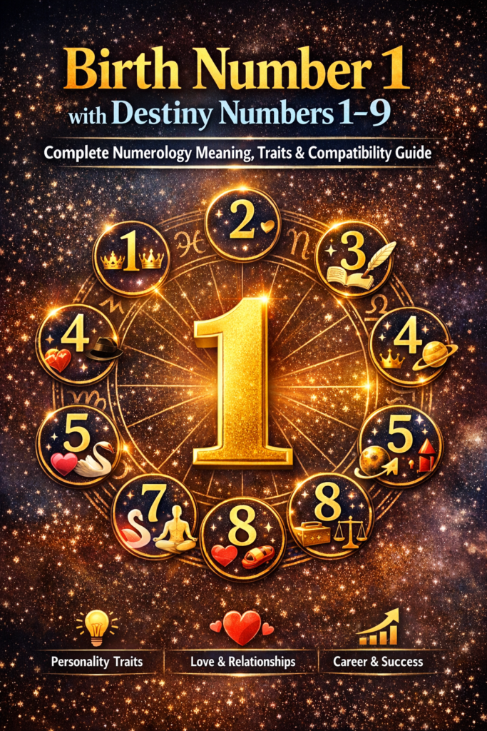 birth number 1 numerology meaning