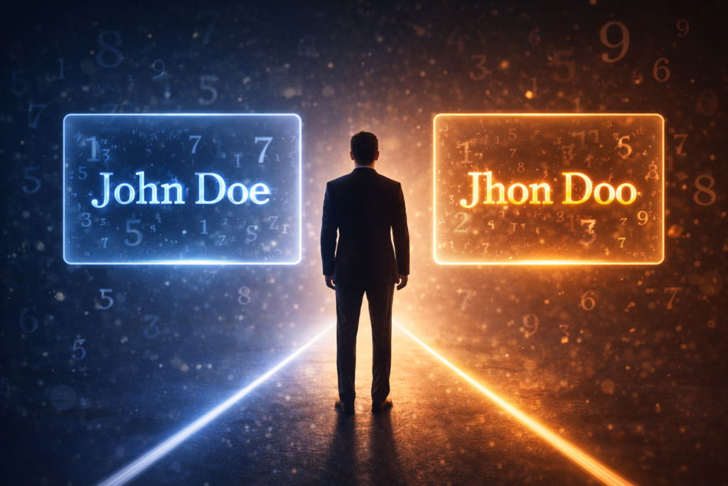 does name change work numerology name correction decision success identity concept